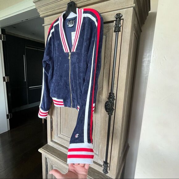 Champion Imperial Terry Cloth Warm-Up Jacket Medium NWT - Picture 11 of 17